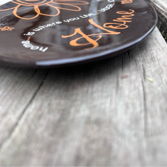 LIFE IS A CIRCLE ‘CARSON’ HOME…LIVE LAUGH LOVE PLATE DECOR - Picture 3 of 5